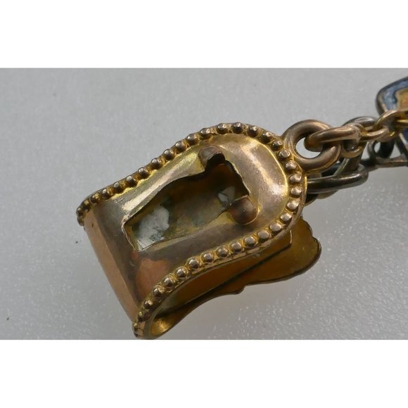 Rare Signed Richard Hemsley Watch Fob Sterling Silver & Enamel Ontario Canada - Picture 8 of 16